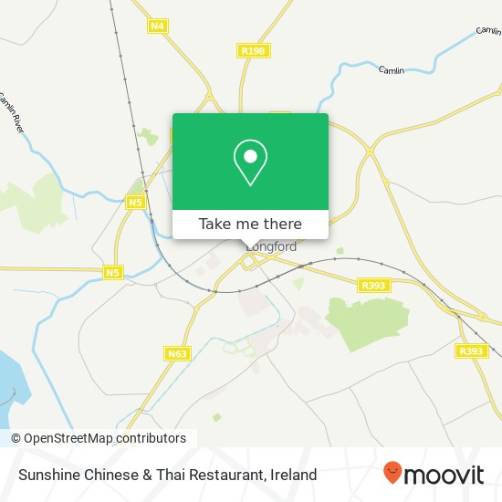 Sunshine Chinese & Thai Restaurant, Dublin Street Longford plan