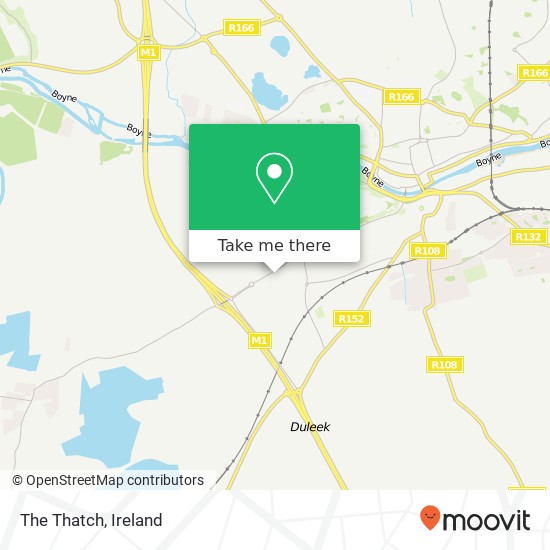 The Thatch, Drogheda map