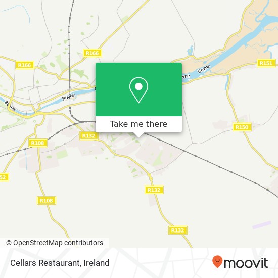 Cellars Restaurant, Dublin Road Drogheda, County Louth plan