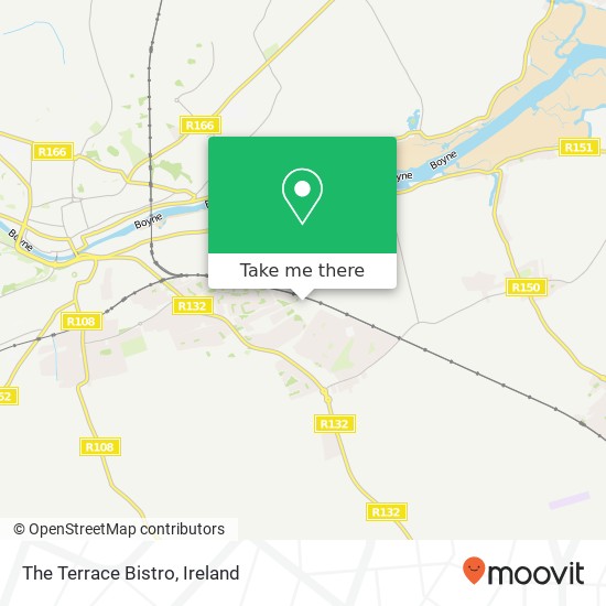 The Terrace Bistro, Dublin Road Drogheda map
