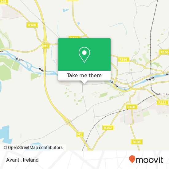 Avanti, Rathmullan Road Drogheda, County Louth map
