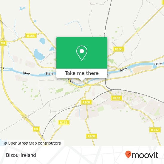 Bizou, Meat Market Lane Drogheda, County Louth map