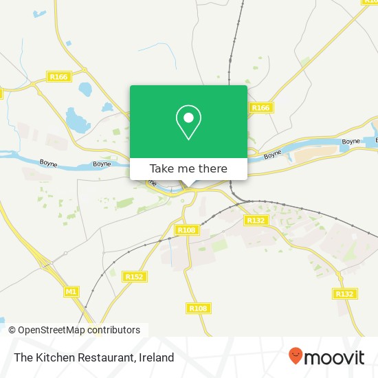 The Kitchen Restaurant, South Quay Drogheda, County Louth map