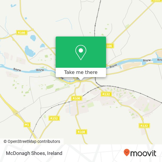 McDonagh Shoes, R150 Drogheda, County Louth plan