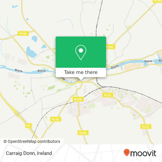 Carraig Donn, Drogheda map