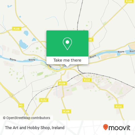 The Art and Hobby Shop, Drogheda map