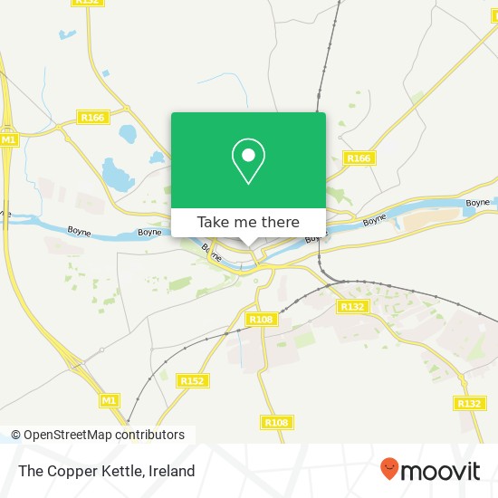 The Copper Kettle, Peter Street Drogheda, County Louth map
