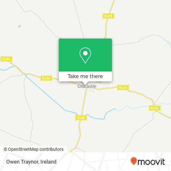 Owen Traynor, R154 Oldcastle, County Meath map
