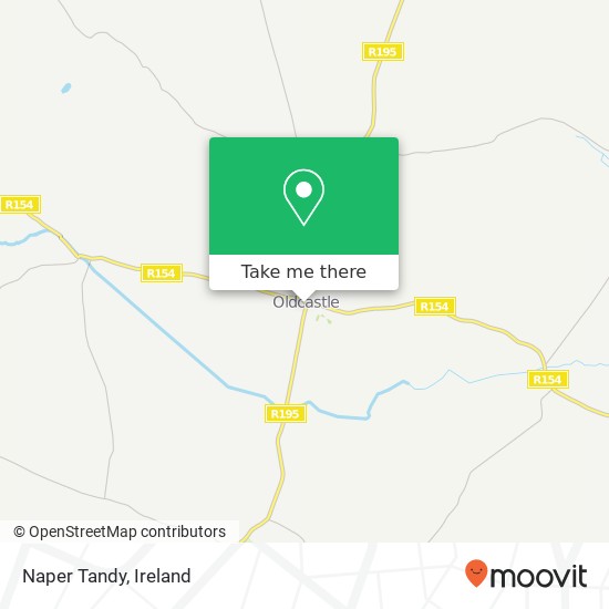 Naper Tandy, The Square Oldcastle, County Meath map