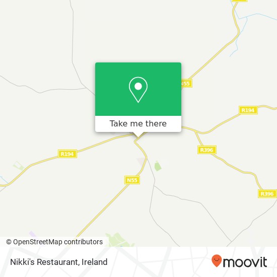 Nikki's Restaurant, Main Street Granard, County Longford plan