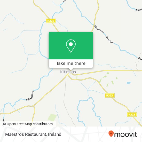 Maestros Restaurant, Main Street Kiltimagh plan