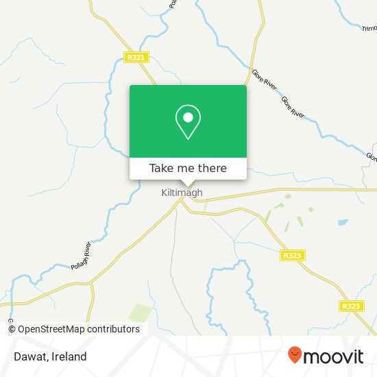 Dawat, The Square Kiltimagh map