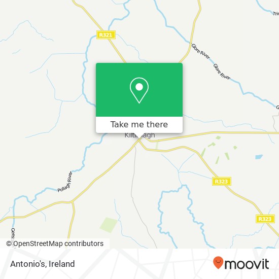 Antonio's, Main Street Kiltimagh, County Mayo map