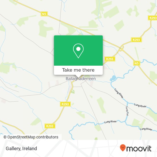 Gallery, Main Street Ballaghaderreen, County Roscommon map