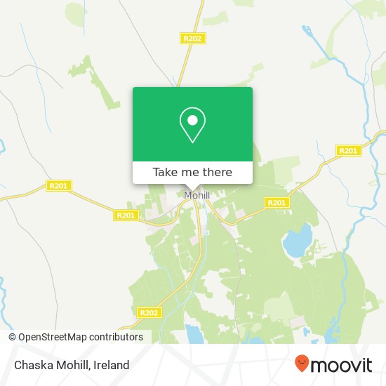 Chaska Mohill, Glebe Street Mohill map