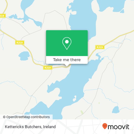 Kettericks Butchers, R319 Achill Sound map