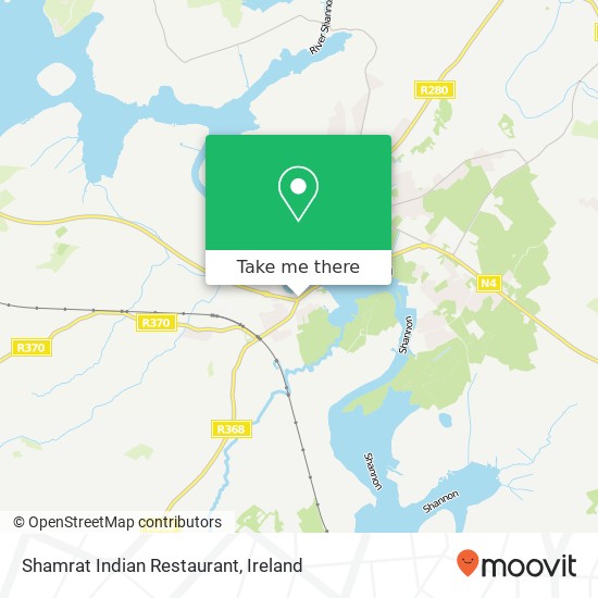 Shamrat Indian Restaurant, N4 Cortober (Carrick-on-Shannon), County Roscommon map