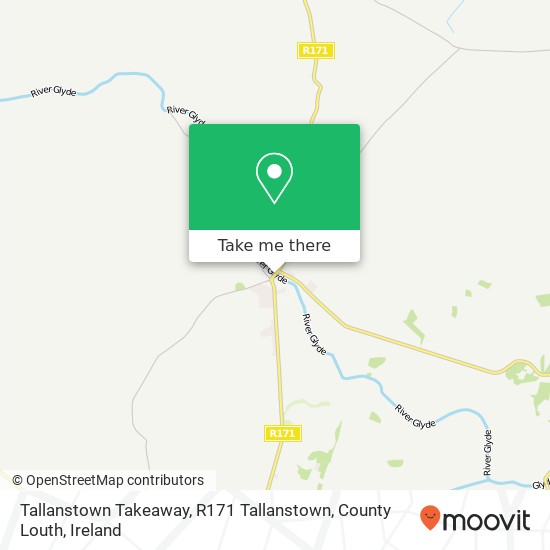 Tallanstown Takeaway, R171 Tallanstown, County Louth plan