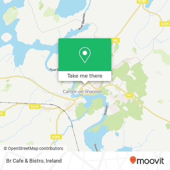 Br Cafe & Bistro, Carrick-on-Shannon plan