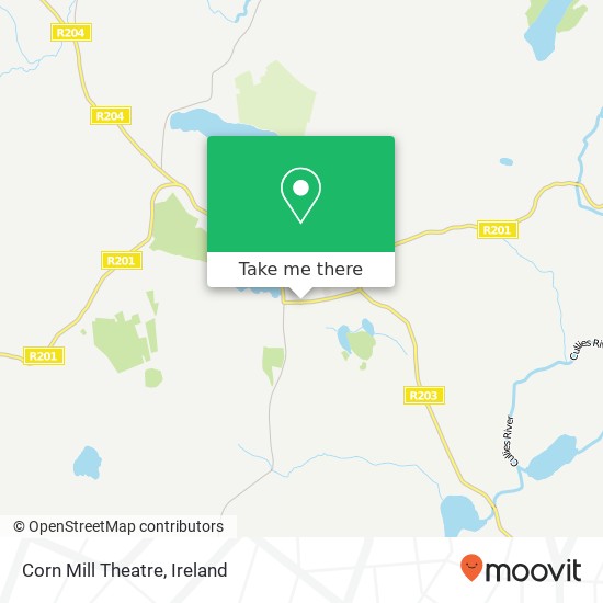 Corn Mill Theatre map