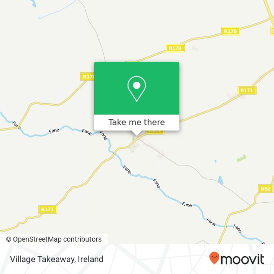 Village Takeaway, Cloonanana Newtown (Knockbridge), County Louth map