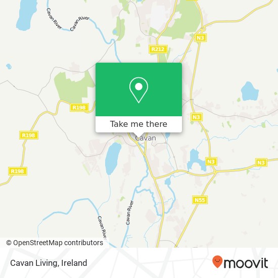 Cavan Living map