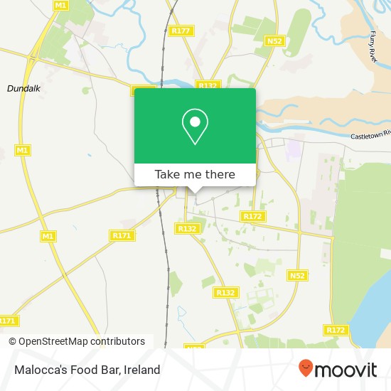 Malocca's Food Bar, Stapleton Drive Dundalk, County Louth map
