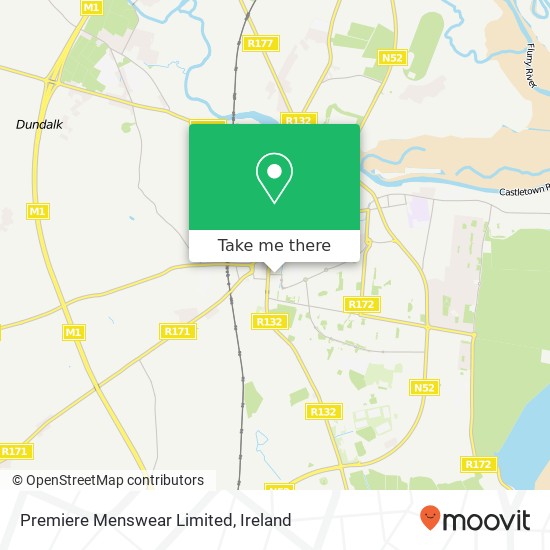 Premiere Menswear Limited, Stapleton Drive Dundalk, County Louth map