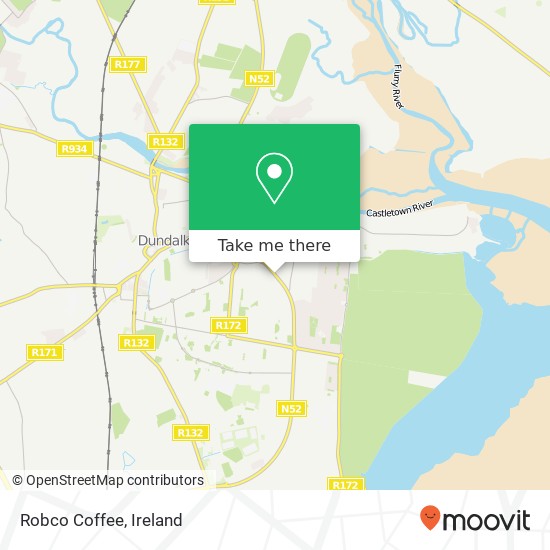 Robco Coffee, Coes Road Dundalk map