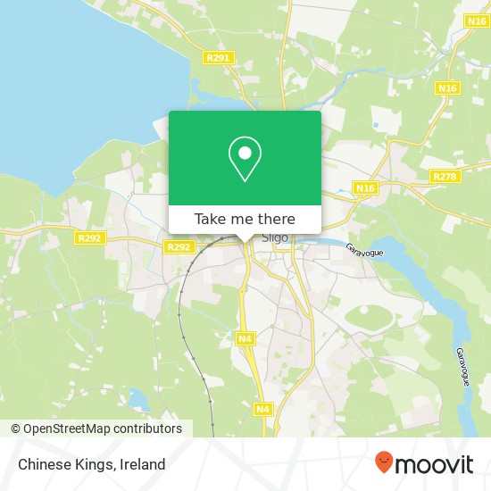 Chinese Kings, Joe Banks Road Sligo map