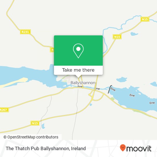 The Thatch Pub Ballyshannon map