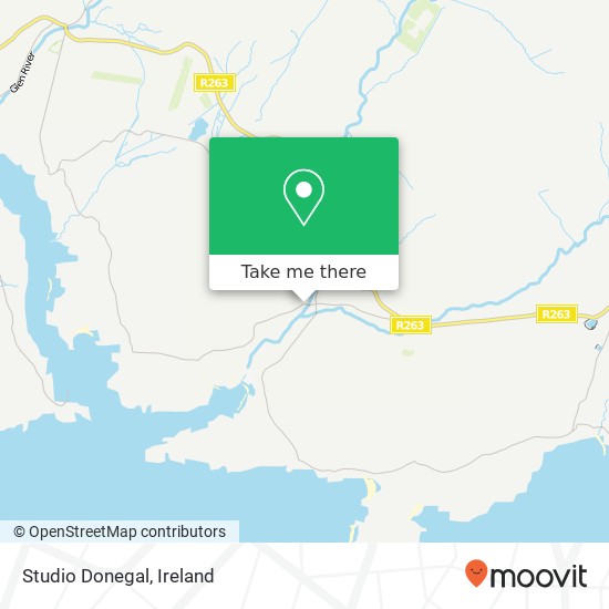 Studio Donegal, Lower Main Street Kilcar plan