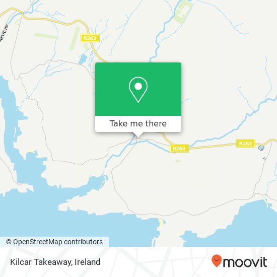 Kilcar Takeaway, Main Street Kilcar, County Donegal map