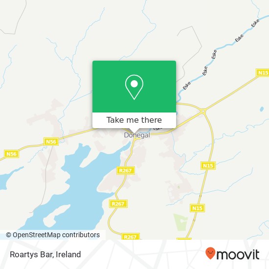 Roartys Bar map