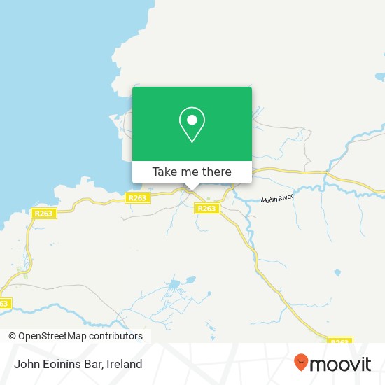 John Eoiníns Bar map