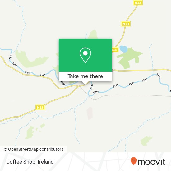 Coffee Shop, Lower Main Street Ballybofey, County Donegal plan