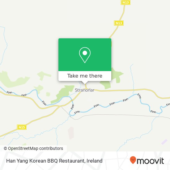 Han Yang Korean BBQ Restaurant, Meetinghouse Street Stranorlar F93 K6W2 plan