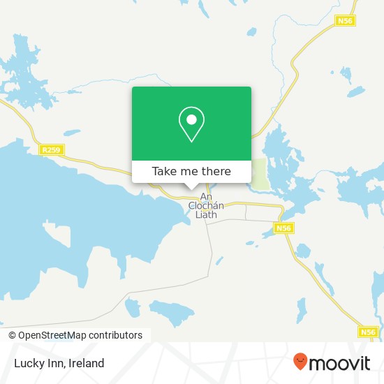 Lucky Inn, Meenmore Dungloe, County Donegal plan