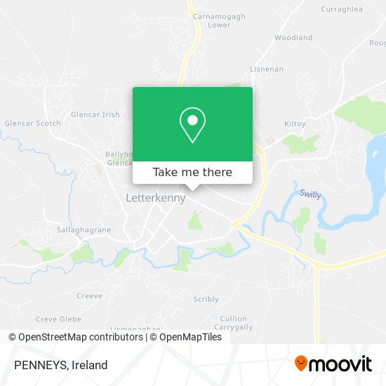 PENNEYS map