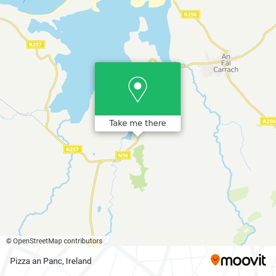 Pizza an Panc map