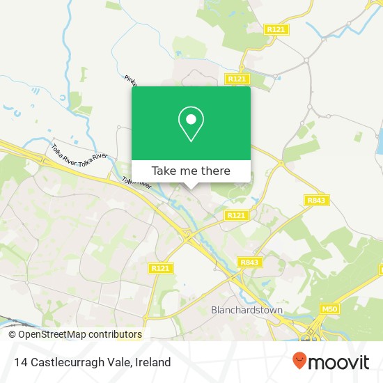 14 Castlecurragh Vale map