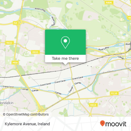 Kylemore Avenue map