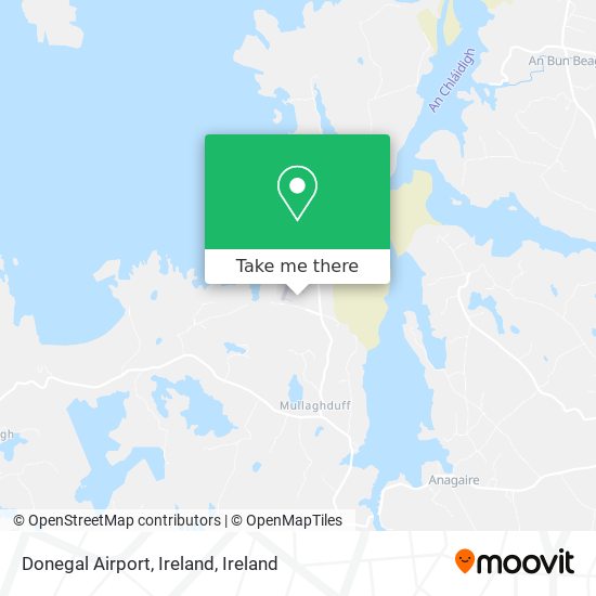 Donegal Airport, Ireland map