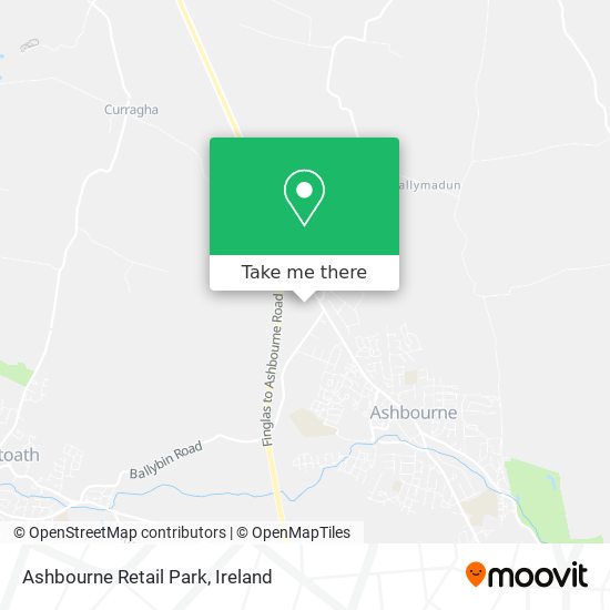 Ashbourne Retail Park map