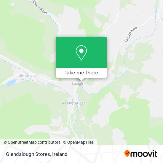 Glendalough Stores map