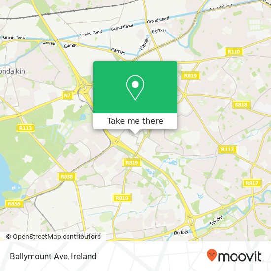 Ballymount Ave map