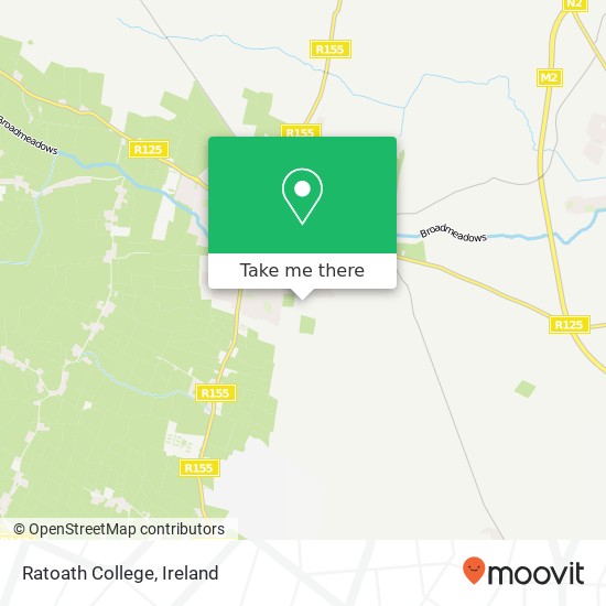 Ratoath College map