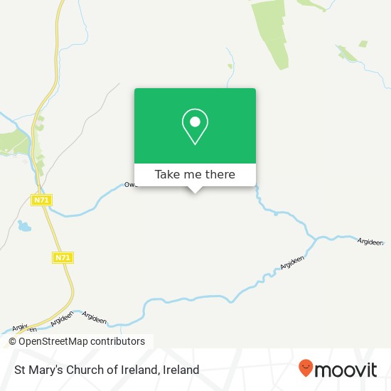 St Mary's Church of Ireland plan