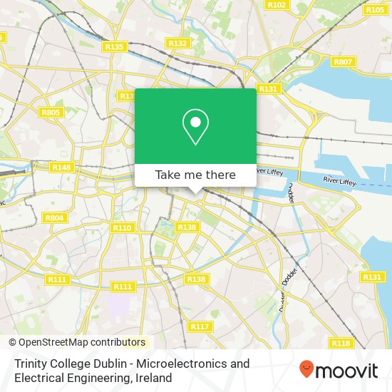 Trinity College Dublin - Microelectronics and Electrical Engineering map