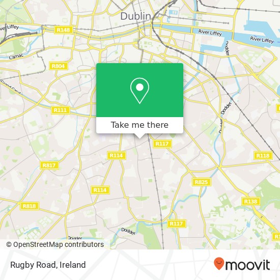 Rugby Road map